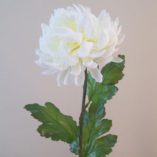 Cream Silk Chrysanthemum Large 84cm Artificial Flowers